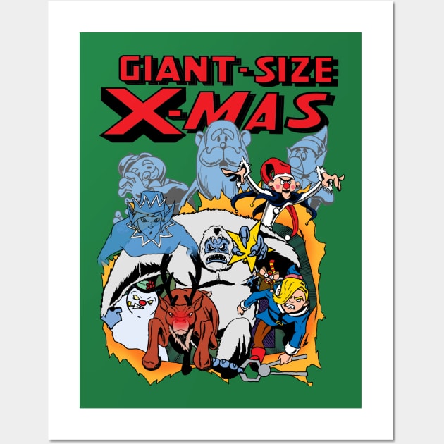 Giant Size X-Mas Wall Art by Tom Krohne